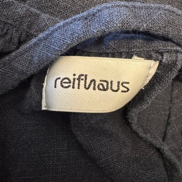 Reifhaus Rosarium Prisca Top in Dark Indigo Linen Small - Picture 5 of 5